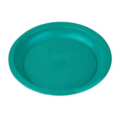 Тарелка одноразовая десертная Д- 165 мм 100шт/уп (2000) зеленая Ф