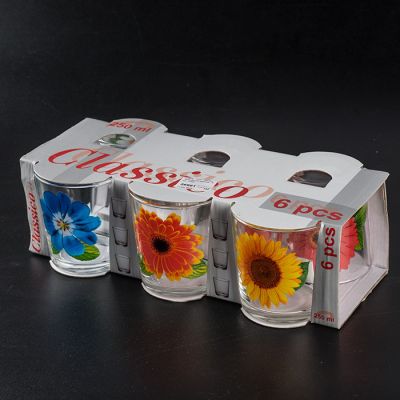 Набор стаканов 6шт Коллекция цветов 05с1249 250мл