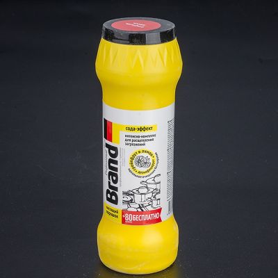 Чистящий порошок Сода-эффект Грейпфрут и лимон 480г (РК), BRAND, артикул 2733