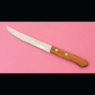 Нож кухонный деревянная ручка 6 (арт 09) уп12 (06.28)