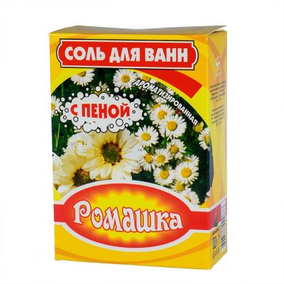 Соль для ванны с пеной, Ромашка, 400 гр, Бахташ