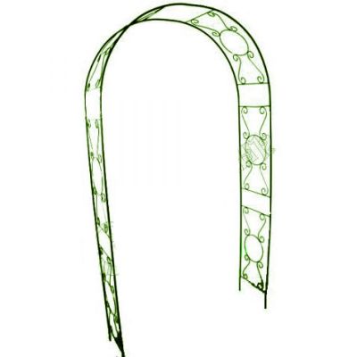 Арка садовая ажурная (зеленый) 230х120х35