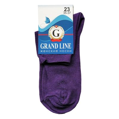 Носки женские GRAND LINE, арт. Ж-16, фиолетовый, р. 25