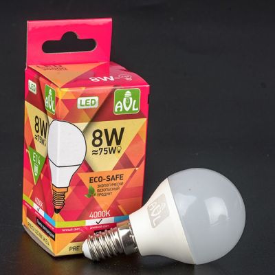 Лампа с/д PRE CK LED 8W 4K E14 (100), естественный белый