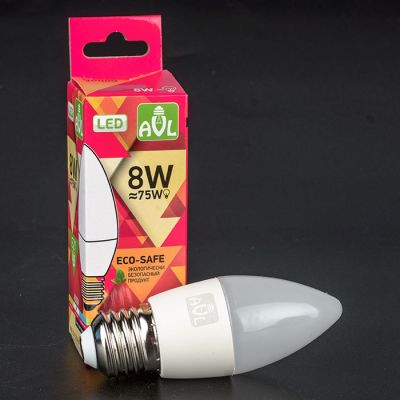 Лампа с/д PRE SV LED 8W 4K E27 (100), естественный белый