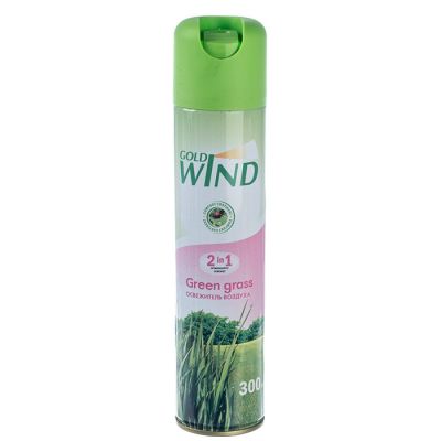 Освежитель воздуха Gold Wind Green grass 300мл 405см3 (52-200)