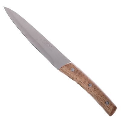 Нож кухонный №16 МЯСО лезвие 200мм*20мм*1,5мм ручка дерев уп12/120 (06.131)