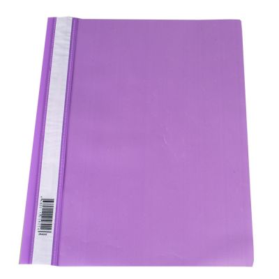 Папка-скоросшиватель пластик. OfficeSpace А4, 120мкм, фиолетовая с прозр. верхом