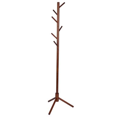 VETTA Вешалка для одежды напольная, дерево, 46,5х40,5х169см, темное дерево