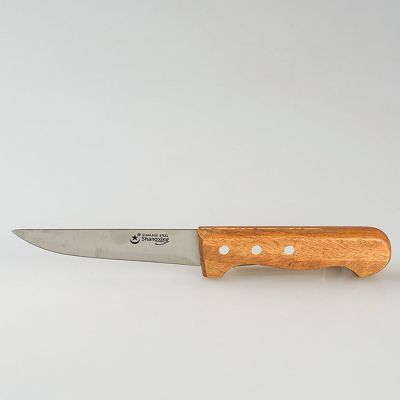 Нож кухонный деревянная ручка лезвие 5 арт В135-5