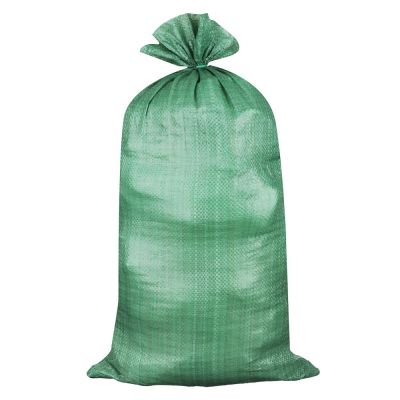 Мешок для строительного мусора полипропиленовый, зеленый (п/п 1 сорт 50 х 90см (±3см) – 35±3 гр.)