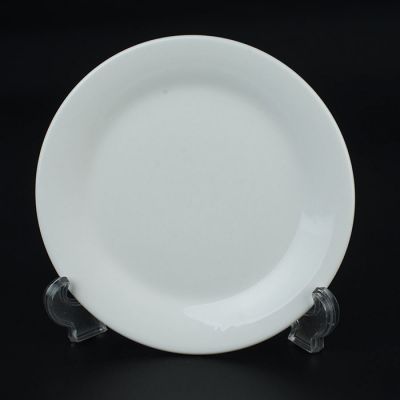 Тарелка белая фарфор плоская 7 17.5см /D-30 уп 12