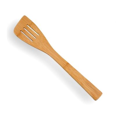 Лопатка кулинарная бамбук 30см №4 с прорезями