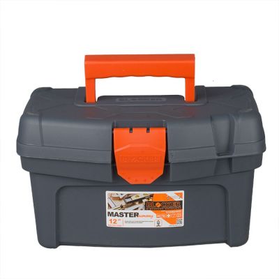 Ящик для инструментов Master Economy 12 серо-свинцовый/оранжевый