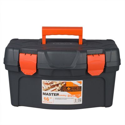 Ящик для инструментов Master Economy 16 серо-свинцовый/оранжевый