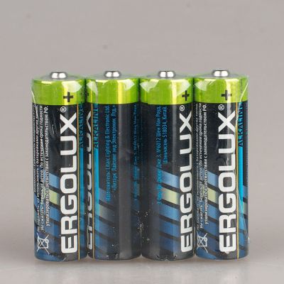 Батарейка, Ergolux, LR6 Alkaline, BP-12 LR6 BP-12, 1.5В